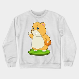 Hamster Basketball player Basketball Crewneck Sweatshirt